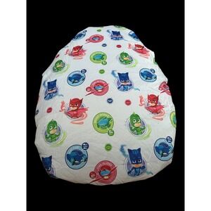 PJ Masks Full Fitted Sheet Catboy Owlette Gekko Franco Kids Blue
Red Green